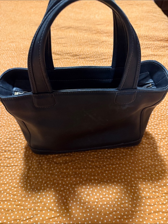 Coach Handbags - Coach Black Leather Top-Handle Tote